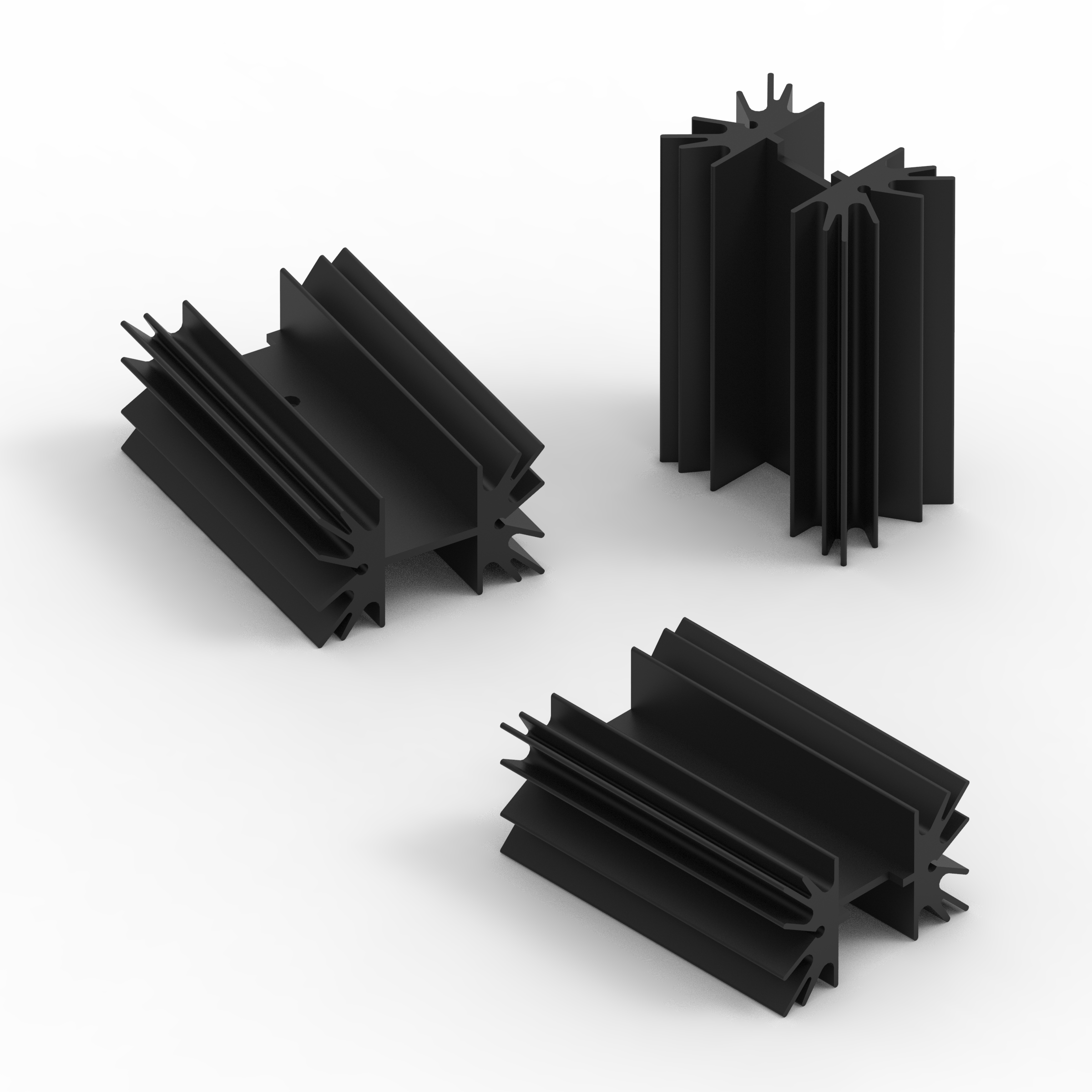 Cooling fins for TO components