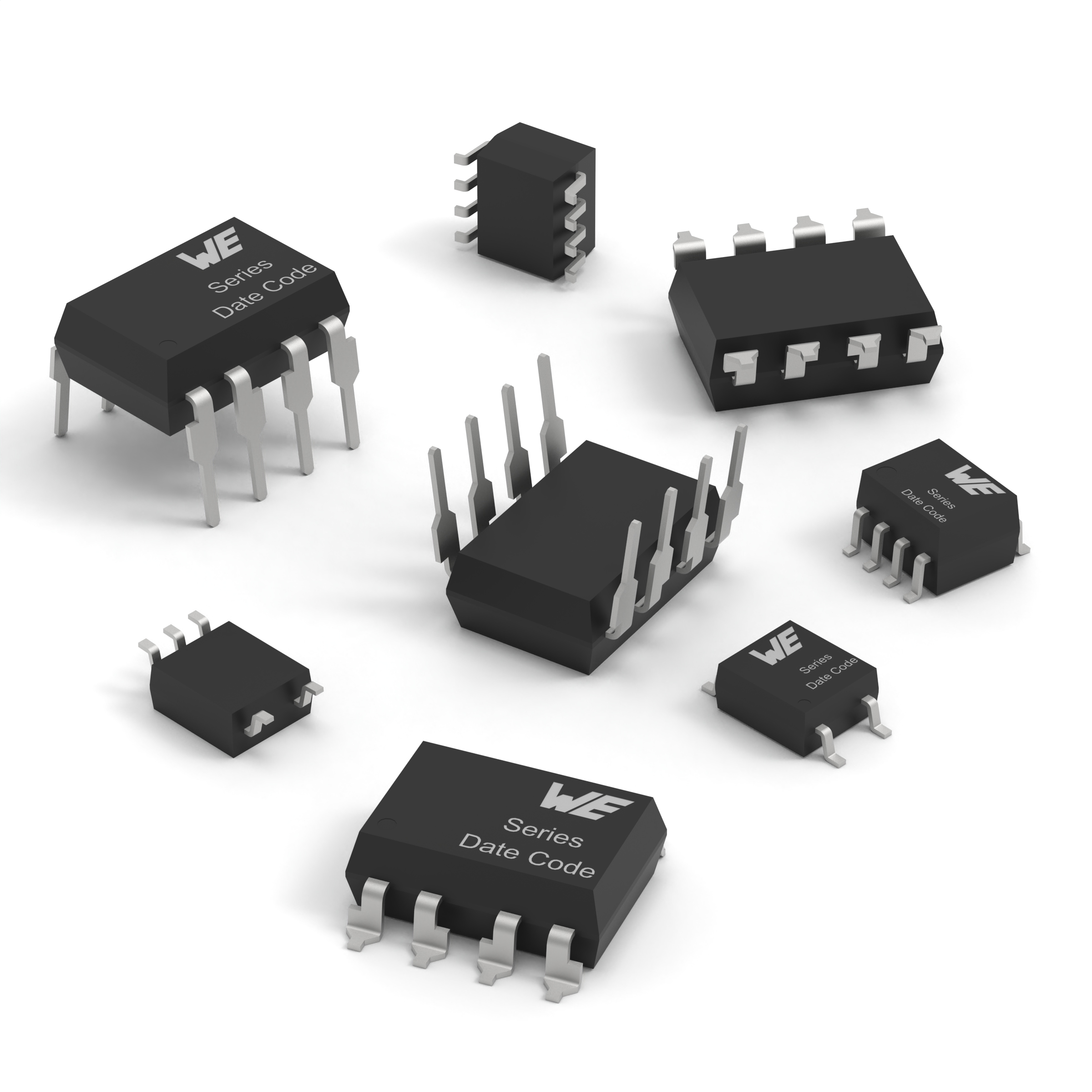 WL OCHS high speed optocoupler: High-speed digital signal transmission between galvanically isolated circuit sections.