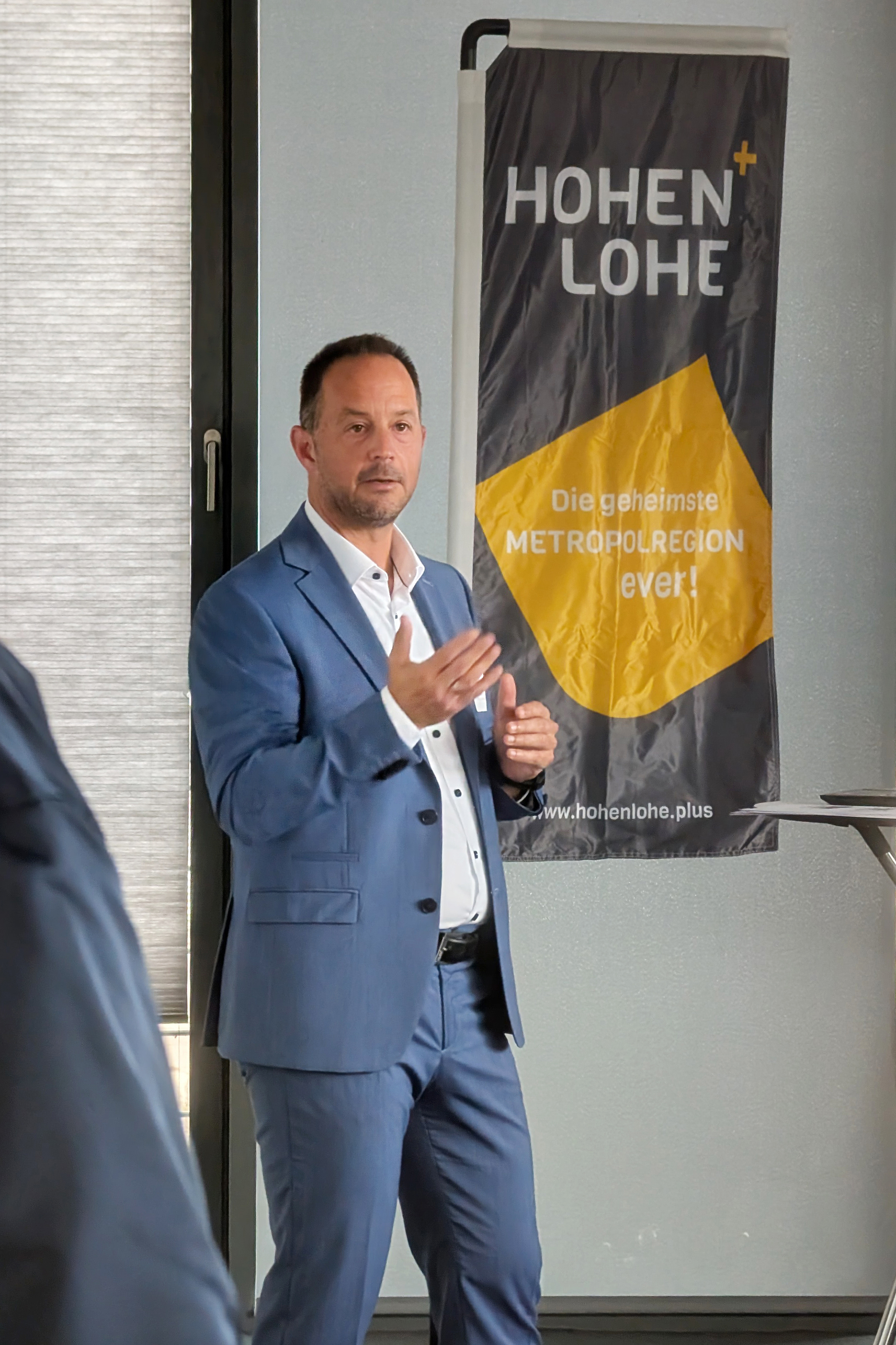 A look behind the scenes at Würth Elektronik eiSos: Managing Director Sebastian Valet gave a presentation on the company.
